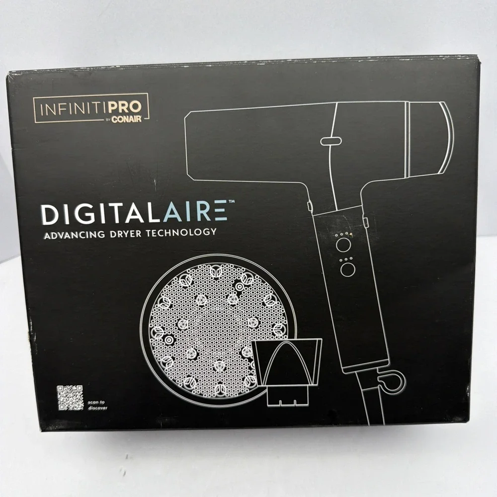 Conair InfinitiPRO DigitalAIRE Advancing Dryer Technology Hair Dryer NOB